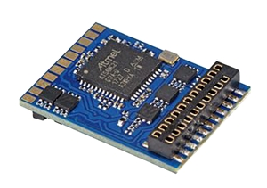 21 Pin DCC Loco-Decoder (with Brake Button function)