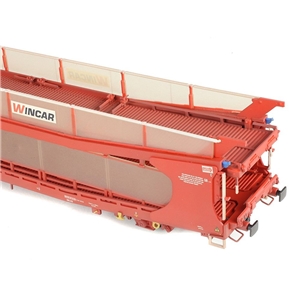 IPA Twin Double Deck Car Transporter STVA Red Weathered  (2PK)