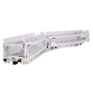 IPA Twin Double Deck Car Transporter STVA Grey (2PK)