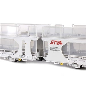 IPA Twin Double Deck Car Transporter STVA Grey (2PK)