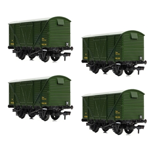 37-2024K4 BR 12T Ventilated Van Planked Sides WD Bronze Green 4 Pack