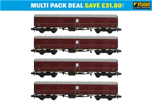 374-775K4 BR Mk1 NQA Brake Gangwayed High Security EWS - 4 Coach Pack
