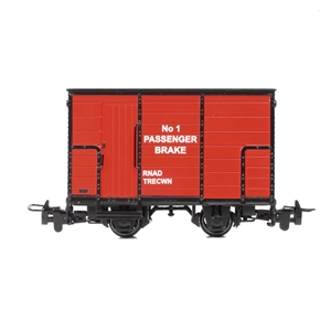 RNAD Enclosed End Brake Van RNAD Trecwn Red No. 1