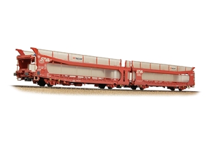 38-250K IPA Twin Double Deck Car Transporter STVA Red Weathered