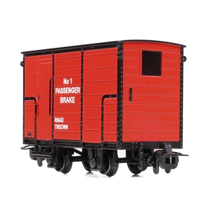 RNAD Enclosed End Brake Van RNAD Trecwn Red No. 1
