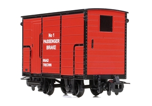 393-2024K RNAD Enclosed End Brake Van RNAD Trecwn Red No. 1