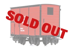 393-2024K RNAD Enclosed End Brake Van RNAD Trecwn Red No. 1