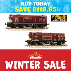 Class 20/0 London Transport  Sir John Betjeman & Sherlock Holmes (2PK)