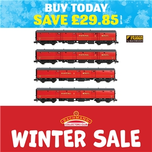 BR Mk1 POT Post Office Tender (Stowage) Post Office Red (4PK)