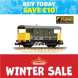 SE&CR 25T 'Dance Hall' Brake Van BR Crane Mess Van