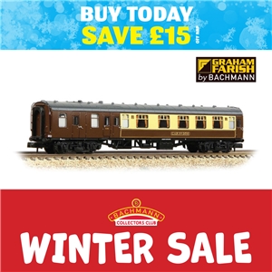 BR Mk1 BCK Brake Composite Corridor Pullman Umber & Cream Car No. 356