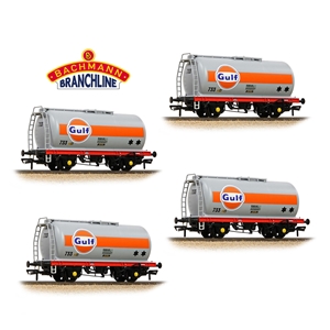 BR 45T TTA Tank Wagon 'Gulf' Grey & Orange (4PK)
