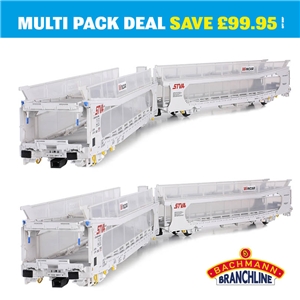 IPA Twin Double Deck Car Transporter STVA Grey (2PK)