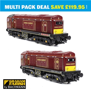 Class 20/0 London Transport  Sir John Betjeman & Sherlock Holmes (2PK)