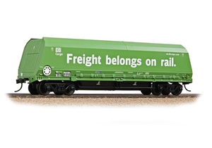 HRA Bogie Hopper DB Cargo Green ‘Freight belongs on rail.’  (4PK)