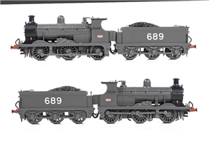 SE&CR C Class No. 689 South Eastern & Chatham Railway WW1 Dark Grey